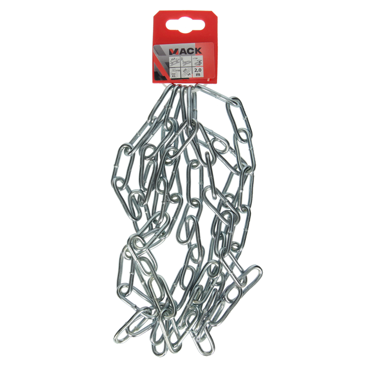 Load image into Gallery viewer, Mack 1005000 - ketting schakel lang din5685-1ø 4mm l 32mm 2m wwl 80 kg | 5 stuks
