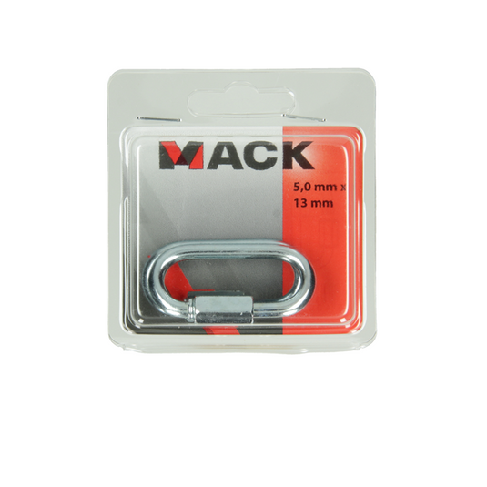 Mack 1006843 - 2 loze schakels verzinkt+moer bl 5mm | 5 stuks