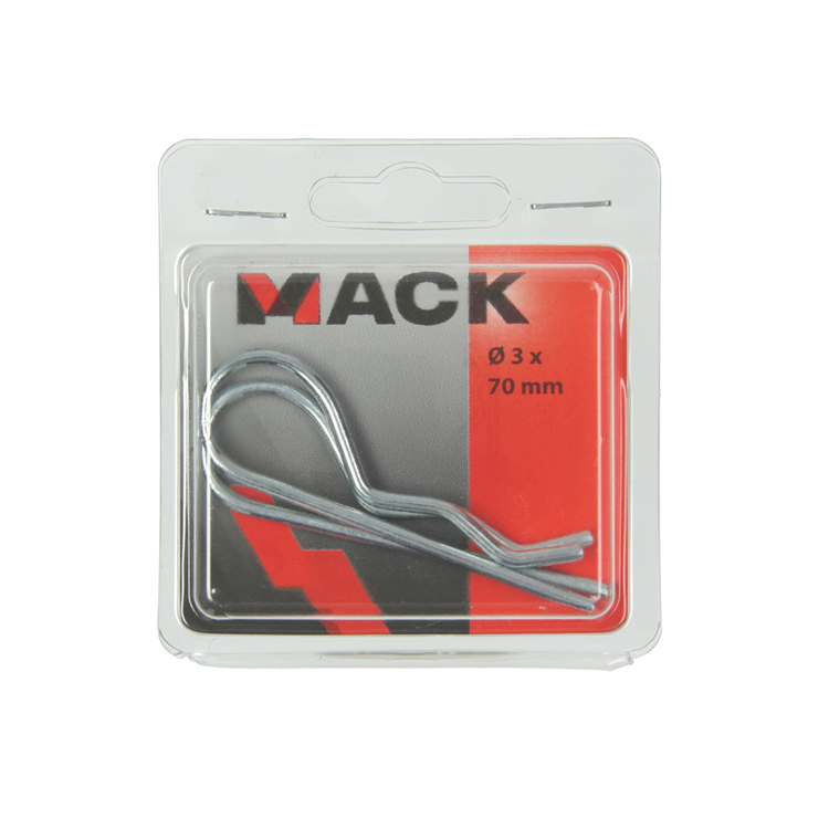 Load image into Gallery viewer, Mack 1006858 - 2 enkele borgveren verzinkt 3mm bl | 5 stuks
