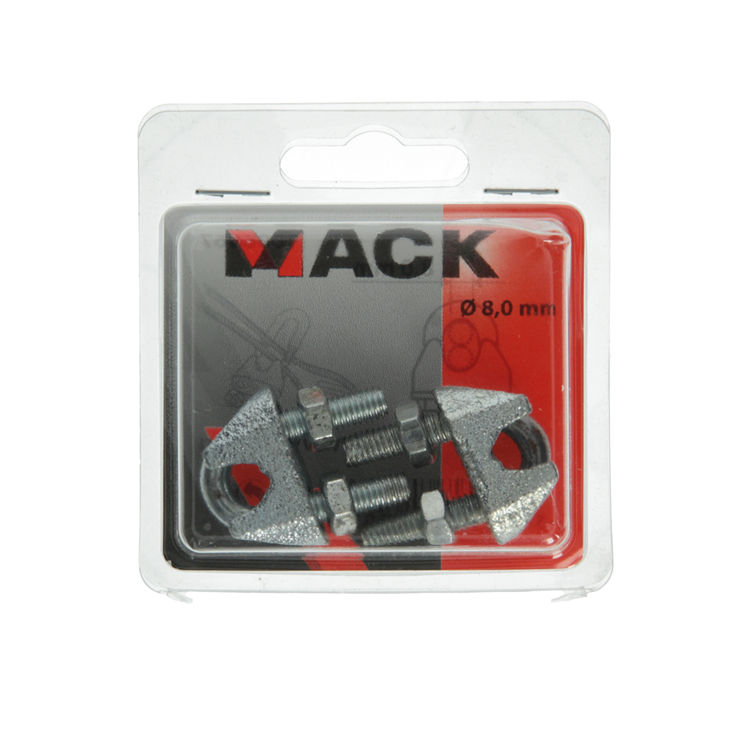 Load image into Gallery viewer, Mack 1006867 - 2 staaldraadklemmen crosby verzinkt 8mm bl | 5 stuks
