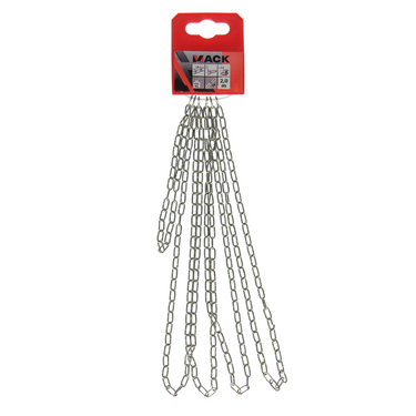 Mack 1006933 - koekoeksketting vernikkeld ø 1,1mm l 7mm 2m | 5 stuks
