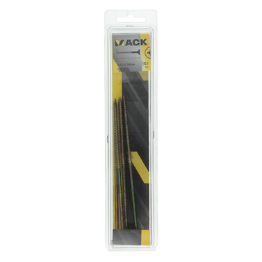 Mack 1006978 - spaanplaatschroef vz kop geelverzinkt 4st 6 x 160mm | 10 stuks