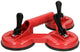 Mack 1004637 - zuignap 3 voudig rood ø 12cm | 4 stuks