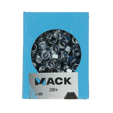 Mack 1007106 - borgmoeren 200 st m8 | 5 stuks