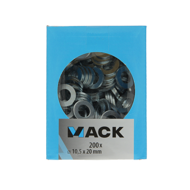 Mack 1007112 - sluitringen 200 st m10 | 5 stuks