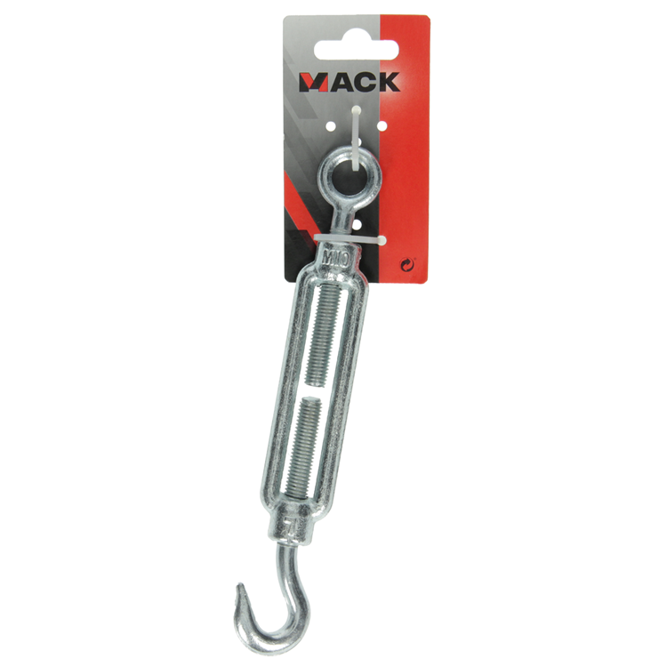 Load image into Gallery viewer, Mack 1008474 - 1 spanner oog + haak m10 x 120mm verzinkt | 10 stuks
