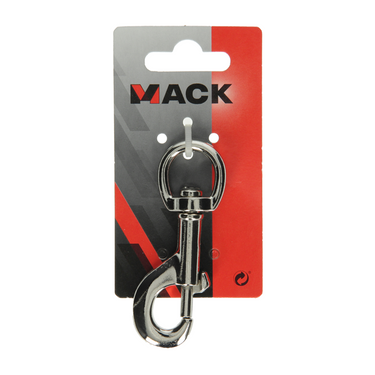 Mack 1008476 - 1 musketonhaak 16 x 89mm vernikkeld | 10 stuks