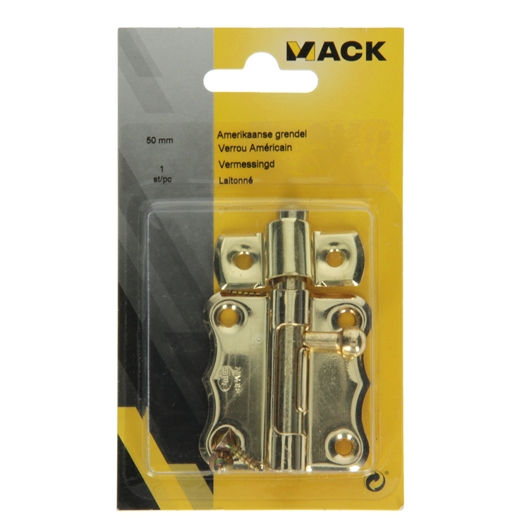 Load image into Gallery viewer, Mack 1015936 - 1 amerikaanse grendel vermessingd a 50 - 22 mm | 5 stuks
