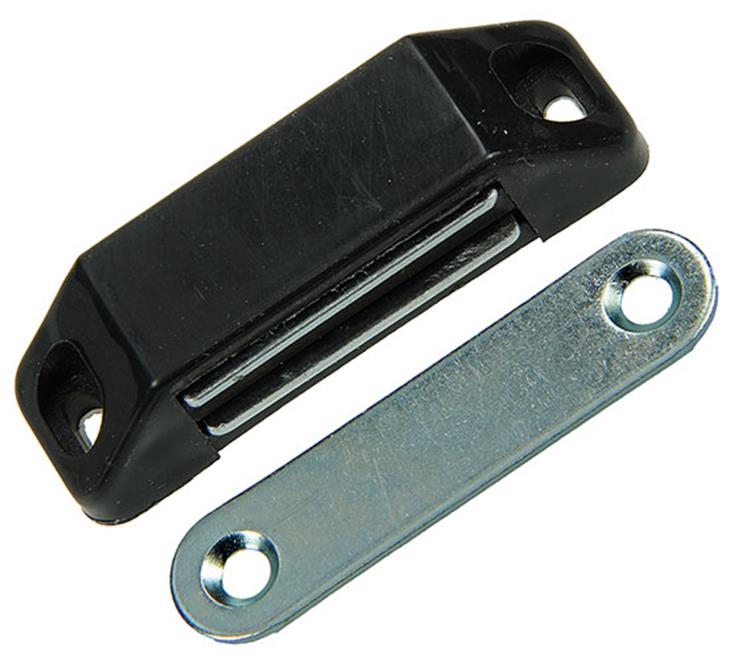 Load image into Gallery viewer, Mack 1005312 - 2 magneetsloten, zwaar model, kunststof zwart | 10 stuks

