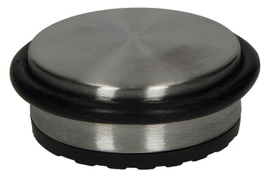 Mack 1005318 - zware deurstop inox look 1,3 kg ø 95 mm 1 st pc | 6 stuks