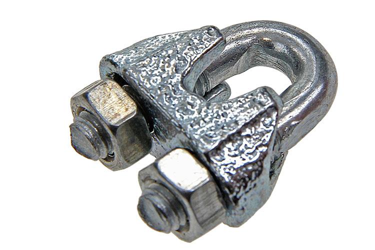 Load image into Gallery viewer, Mack 1006865 - 4 staaldraadklemmen crosby verzinkt 5mm bl | 5 stuks
