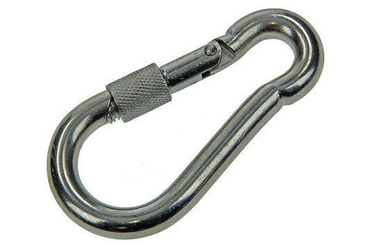Mack 1006894 - 1 karabijnhaak+borgsl. verzinkt 10mm bl | 5 stuks
