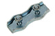 Mack 1006901 - 2 staaldraadklemmen duplex verzinkt 4-5mm bl | 5 stuks