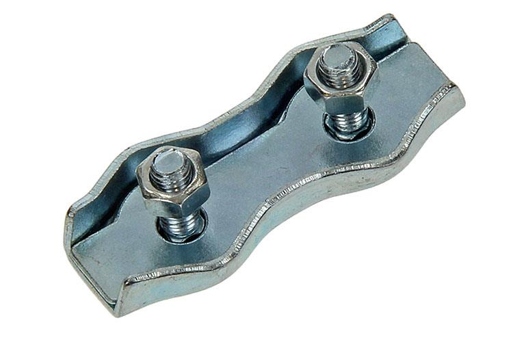 Afbeelding laden in galerijviewer, Mack 1006901 - 2 staaldraadklemmen duplex verzinkt 4-5mm bl | 5 stuks
