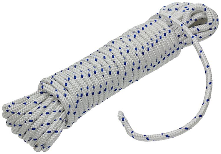Afbeelding laden in galerijviewer, Mack 1006921 - pp gevlochten wit blauw streng6mm 10m | 5 stuks
