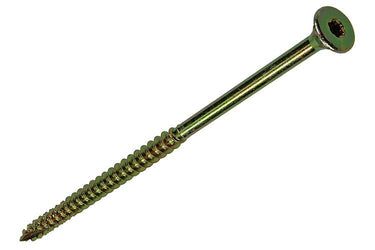 Mack 1006981 - spaanplschrf. vzkop-zelfb geelverzinkt 4st 6 x 130mm | 10 stuks