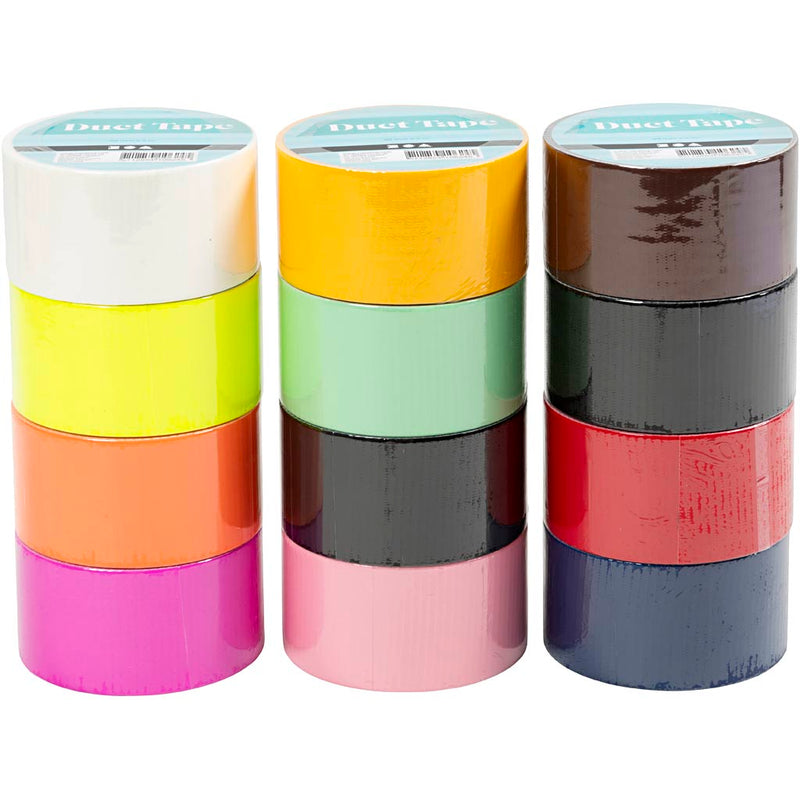 Afbeelding laden in galerijviewer, Https: www.cchobby.nl duct-tape-effen-kleur-b-48-mm-diverse-kleuren-12x5-m-1-doos
