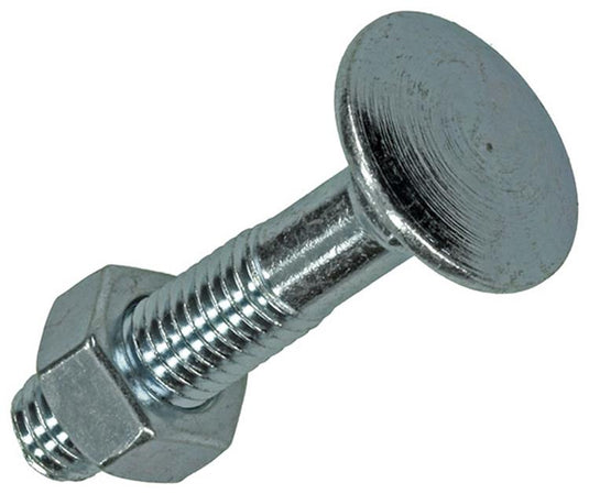 Mack 1007064 - houtbout + moer verzinkt 50 st8 x 120 mm | 2 stuks