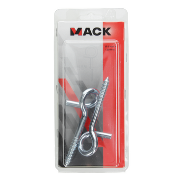 Mack 1006905 - 2 krulhaken 120mm verzinkt | 5 stuks