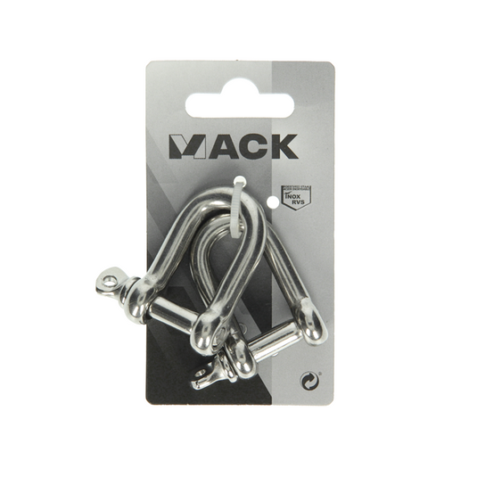 Mack 1008461 - 2 kelven recht 8mm inox | 10 stuks