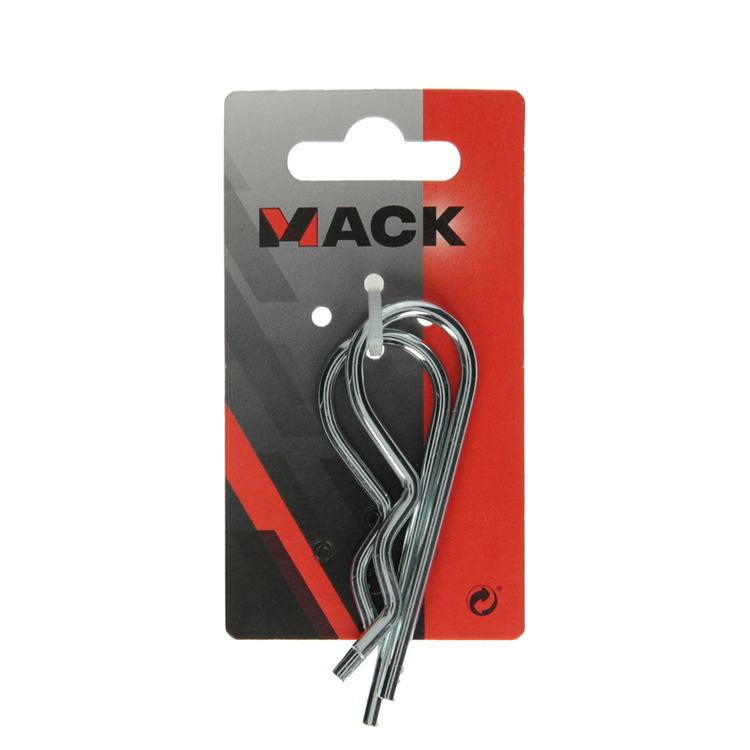 Load image into Gallery viewer, Mack 1008465 - 2 enkele borgveren 4mm verzinkt | 10 stuks
