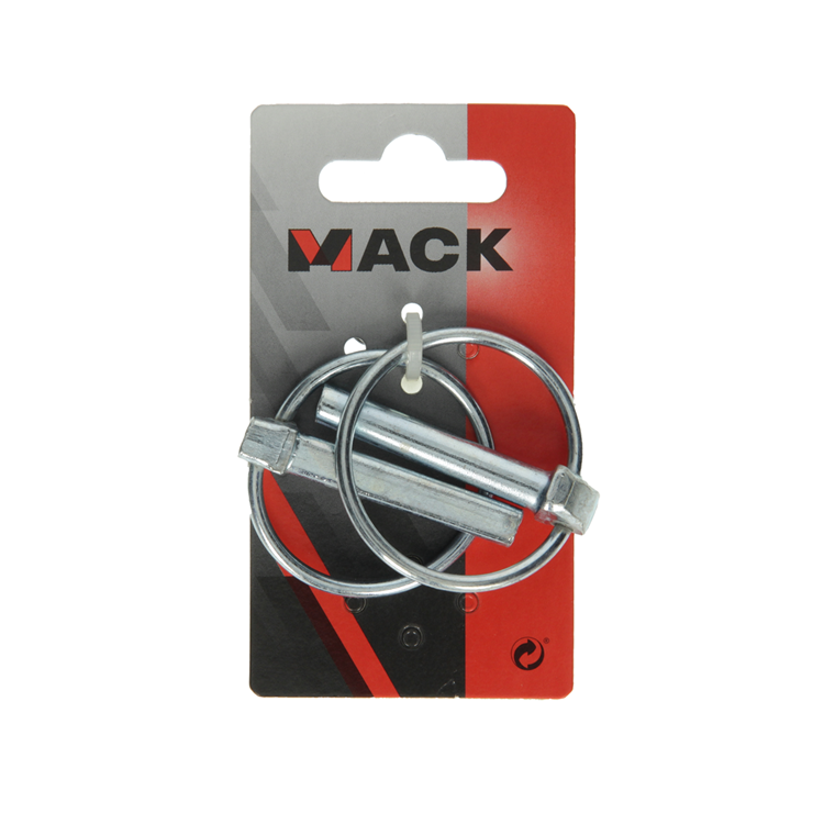 Load image into Gallery viewer, Mack 1008537 - 2 plooibare borgpennen 8mm verzinkt | 10 stuks
