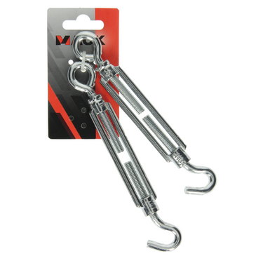 Mack 1008541 - 2 spanners oog + haak m8 x 110mm verzinkt | 10 stuks