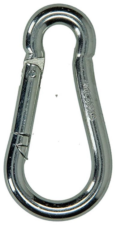 Mack 1008435 - 1 karabijnhaak + veer 10 x 100mm verzinkt | 10 stuks