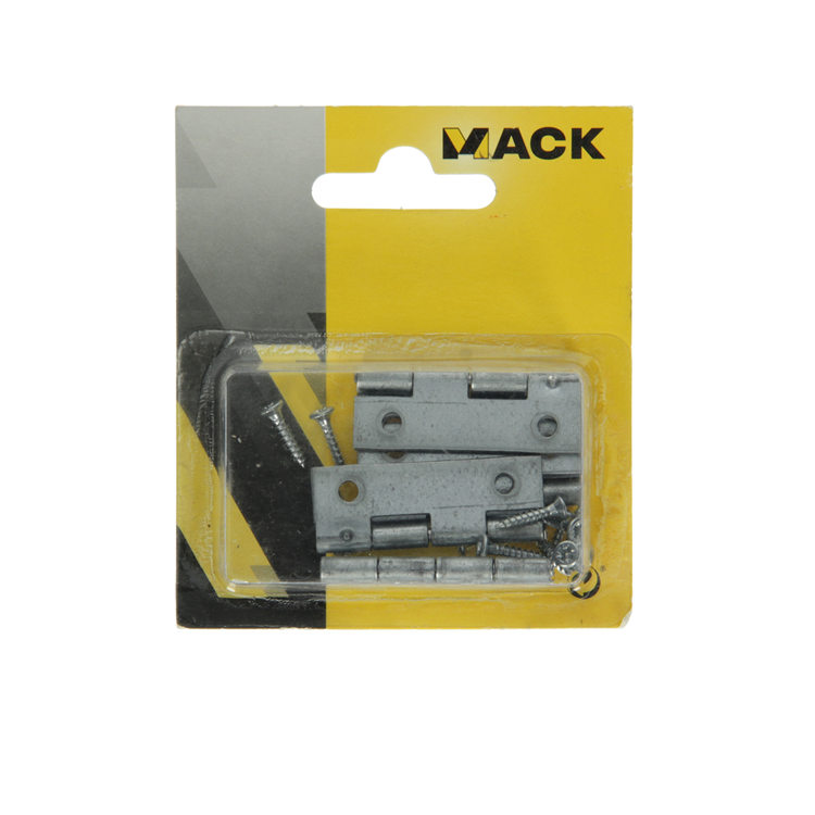 Afbeelding laden in galerijviewer, Mack 1013246 - 4 smalle scharnieren verzinkt h 40 x b 25 mm | 5 stuks
