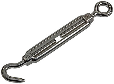 Mack 1008436 - 2 spanners oog + haak m5 x 50mm inox | 10 stuks
