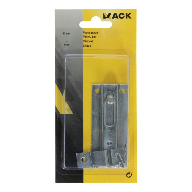 Load image into Gallery viewer, Mack 1013277 - 1 platte schuif verzinkt a 80 - b 25 mm | 5 stuks
