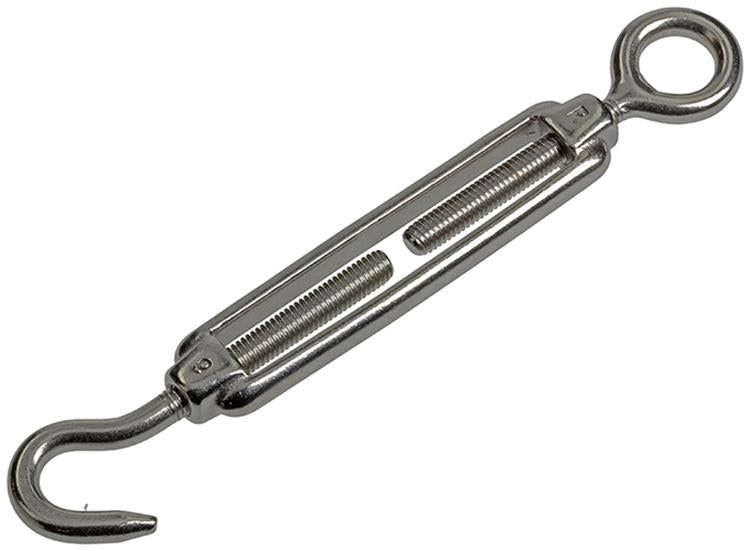 Load image into Gallery viewer, Mack 1008441 - 2 spanners oog + haak m6 x 60mm inox | 10 stuks
