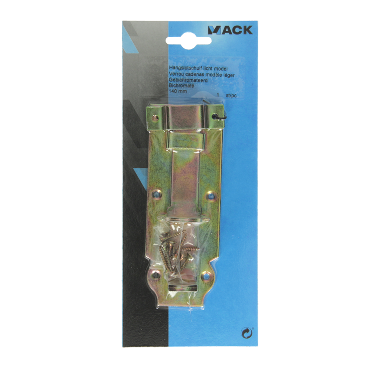 Load image into Gallery viewer, Mack 1014279 - hangslotschuif licht model, bichromaat 140mm | 5 stuks
