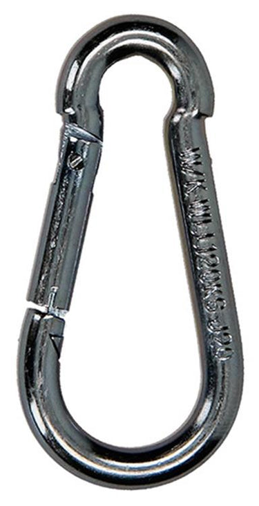 Mack 1008443 - 1 karabijnhaak + veer 5 x 50mm verzinkt | 10 stuks