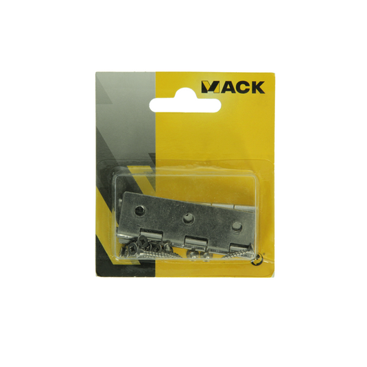 Mack 1013711 - 2 smalle scharnieren inox h 60 x b 35 mm | 5 stuks