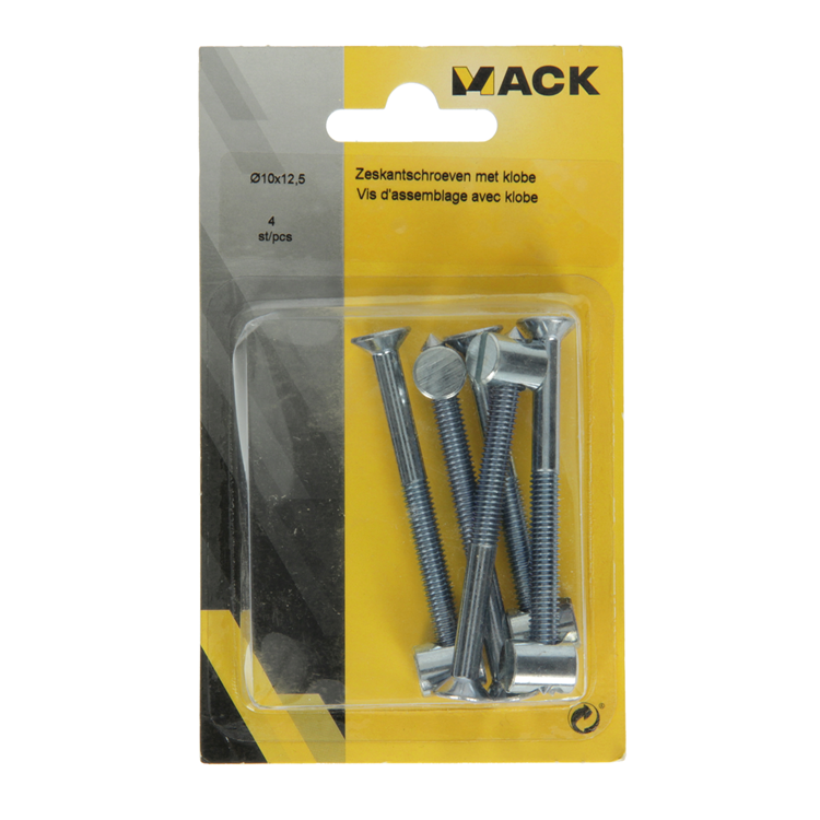 Load image into Gallery viewer, Mack 1013836 - 4 verbindingsschroeven met dwarsmoer m6x70 + m10x12,5 | 5 stuks
