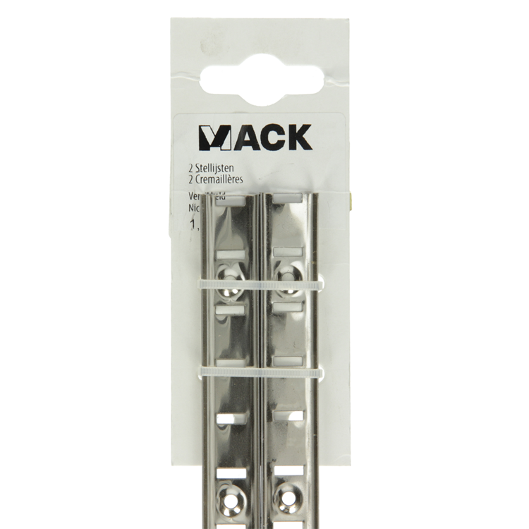 Load image into Gallery viewer, Mack 1014461 - 2 stellijsten vernikkeld 1,5 m | 5 stuks
