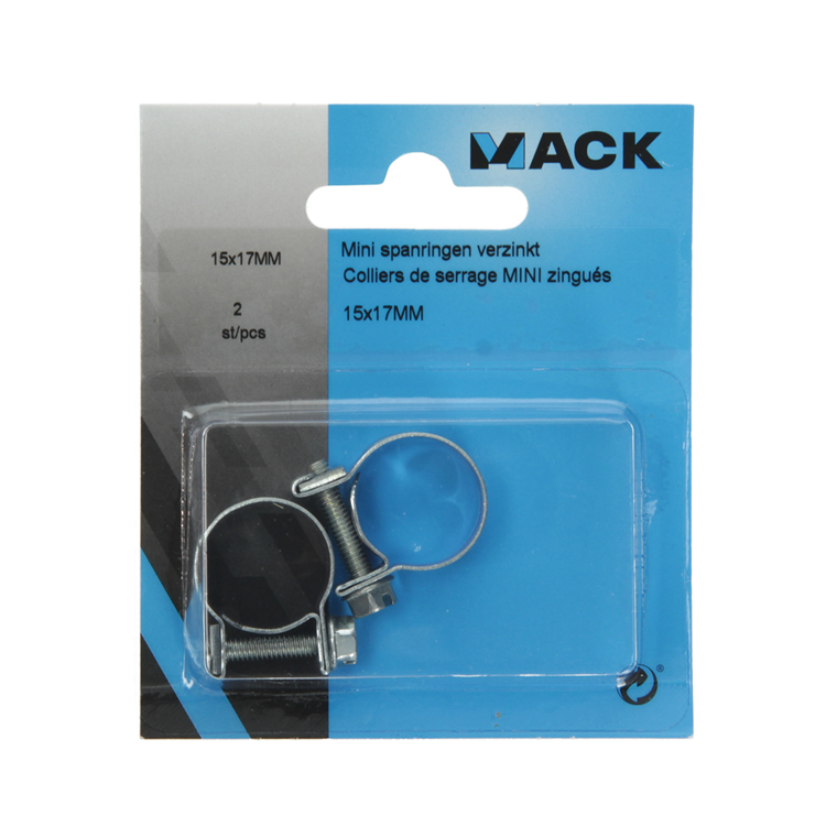 Load image into Gallery viewer, Mack 1011686 - slangklem verz 15-17mm 2st | 12 stuks
