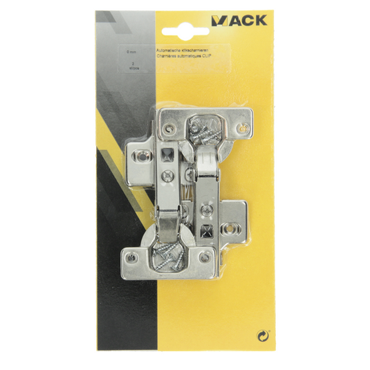 Mack 1013907 - 2 aut.klikscharnieren 0mm + kruipl. | 5 stuks