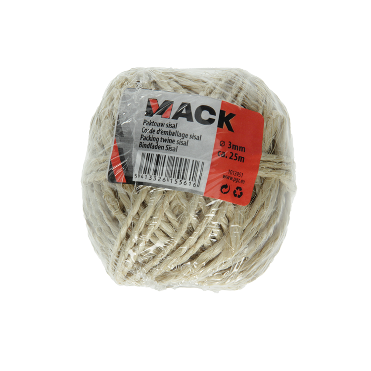 Load image into Gallery viewer, Mack 1013951 - paktouw sisal bobijn 3mm ca 22m | 10 stuks
