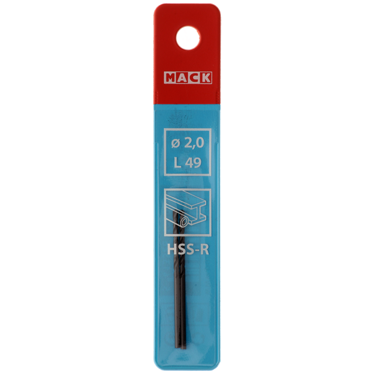 Load image into Gallery viewer, Mack 1018177 - universeelboor hss r ø 2,0 x 49 mm 2st | 5 stuks
