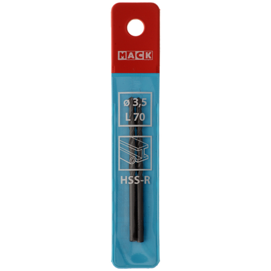 Mack 1018180 - universeelboor hss r ø 3,5 x 70 mm 2st | 5 stuks
