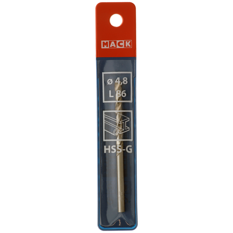 Load image into Gallery viewer, Mack 1018191 - metaalboor hss g din 338 ø 4,8 x 86 mm | 5 stuks
