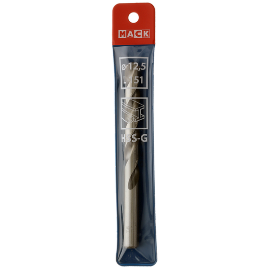 Mack 1018195 - metaalboor hss g din 338 ø 12,5 x 151 mm | 5 stuks