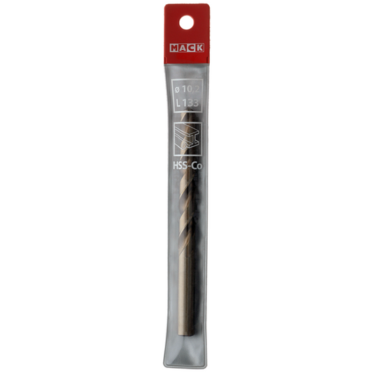 Mack 1018203 - metaalboor hss co5% din 338 ø 10,2 x 133 mm | 5 stuks