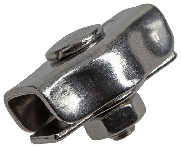 Afbeelding laden in galerijviewer, Mack 1008449 - 2 staaldraadklemmen 3mm simplex inox | 10 stuks
