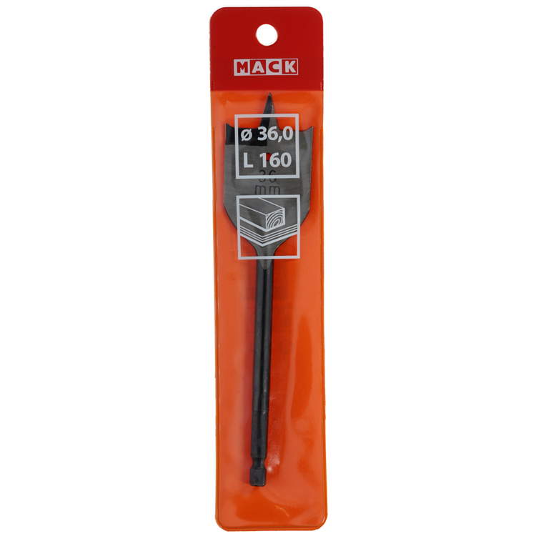 Load image into Gallery viewer, Mack 1018257 - platte houtboor 36mm | 2 stuks
