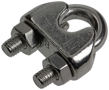 Mack 1008450 - 2 staaldraadklemmen 6-8mm inox | 10 stuks