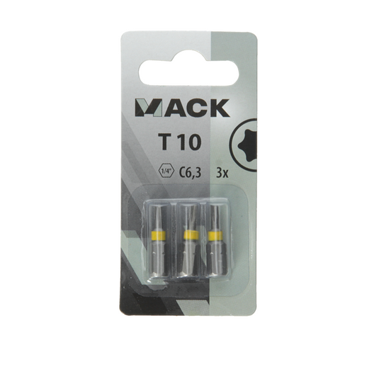 Mack 1018301 - schroefbit t10 l25mm 3st | 5 stuks