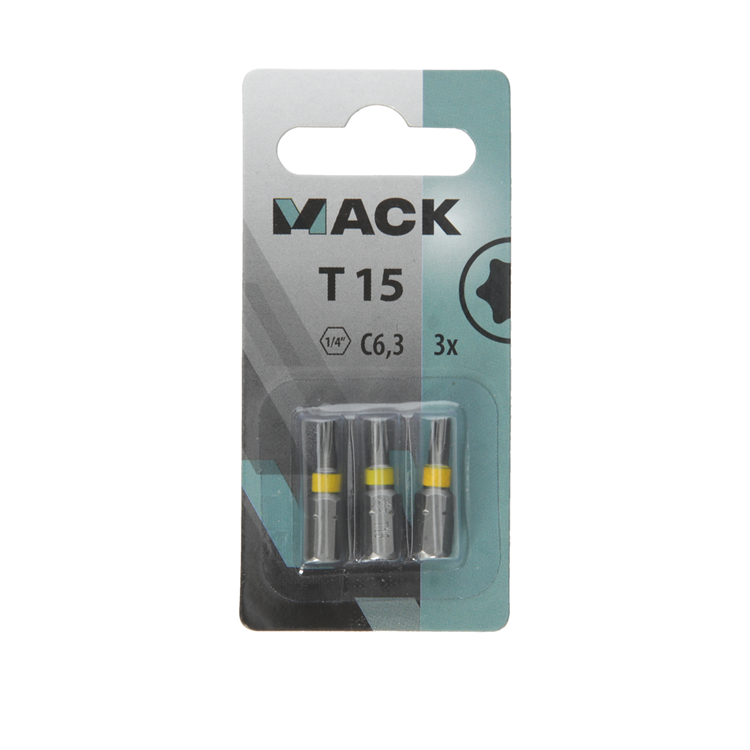 Load image into Gallery viewer, Mack 1018302 - schroefbit t15 l25mm 3st | 5 stuks
